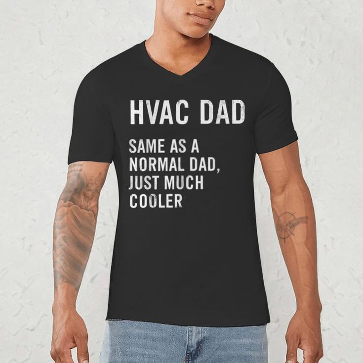 HVAC Dad Definition HVAC Technician Men's V-Neck T-Shirt