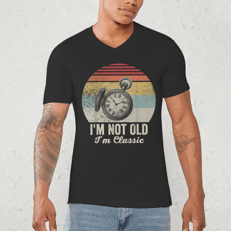 I'm Not Old I'm Classic Retro Nostalgia Statement Men's V-Neck T-Shirt