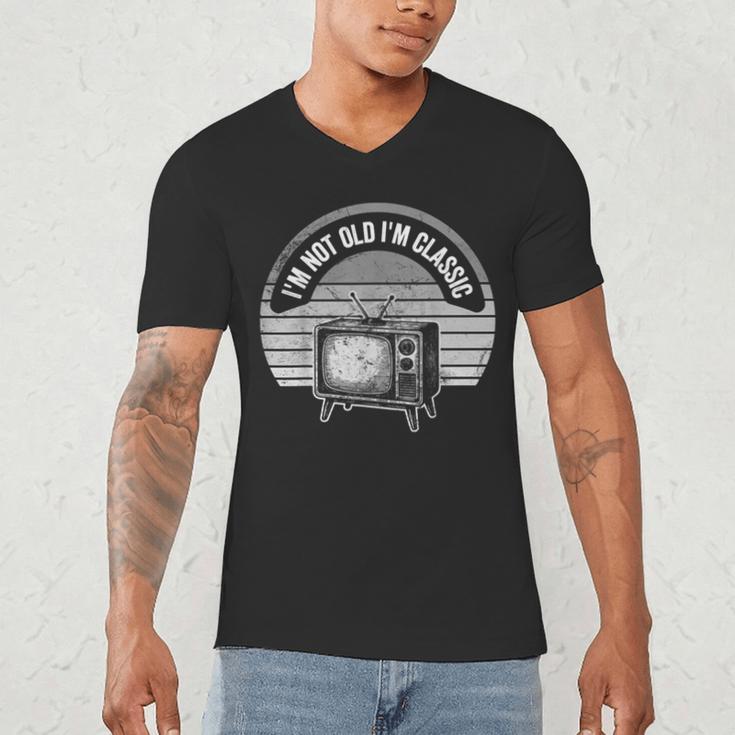 I'm Not Old I'm Classic Retro TV Nostalgia Men's V-Neck T-Shirt