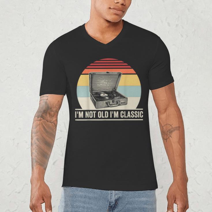 I'm Not Old I'm Classic Turntable Retro Nostalgia Men's V-Neck T-Shirt