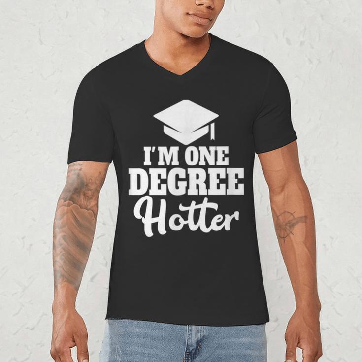 I'm One Degree Hotter Graduation Gag Seniors T-Shirt Men's V-Neck T-Shirt