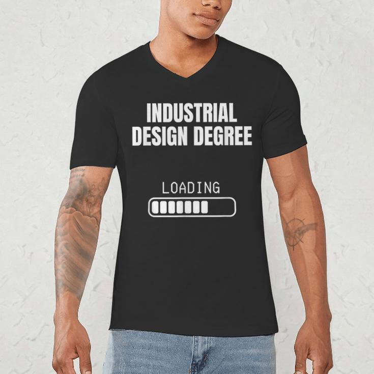 Industrial Degree Loading Student Graduation Men's V-Neck T-Shirt