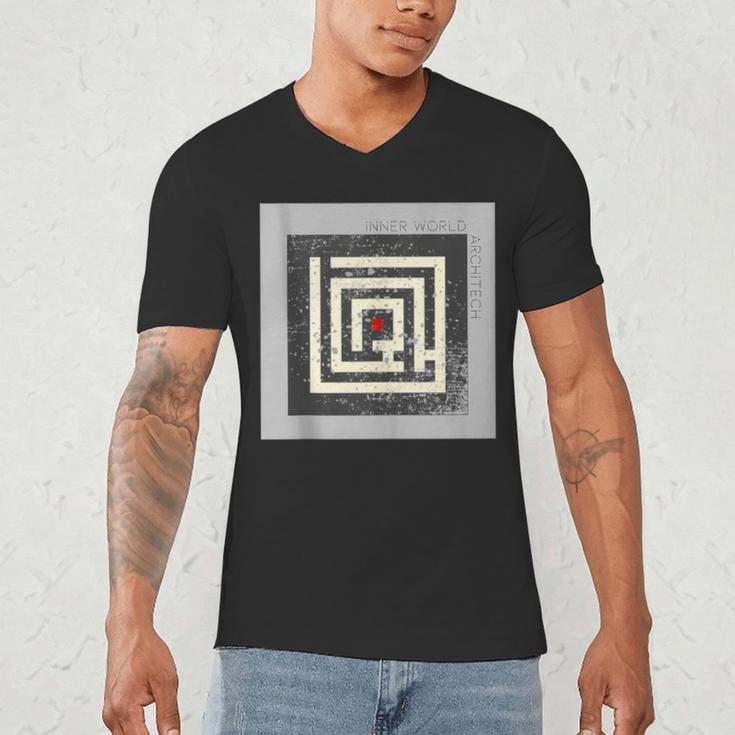 Inner World Architect Premium INTJ Tshirt Introvert Men's V-Neck T-Shirt