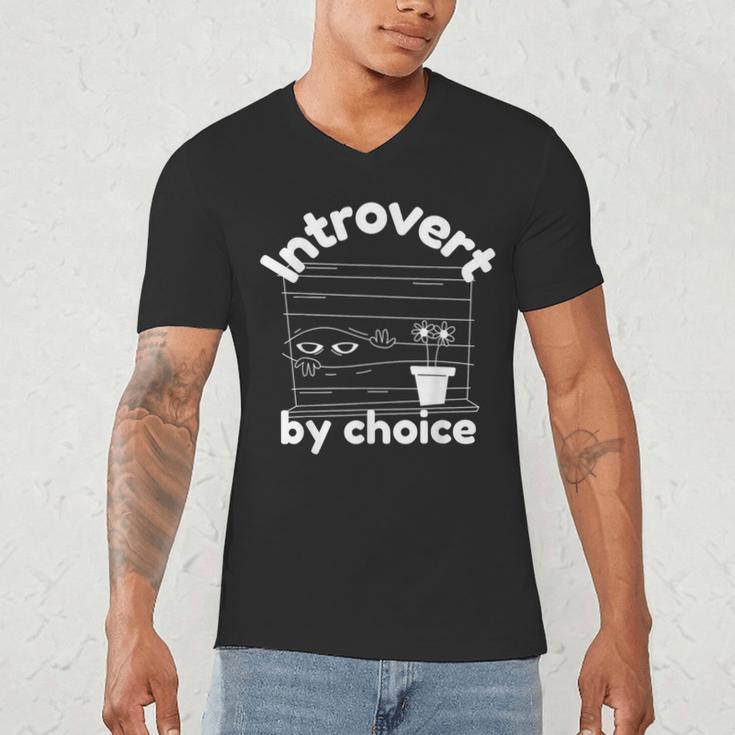 Introvert By Choice Introverted Men's V-Neck T-Shirt Introvert By Choice Introverted Men's V-Neck T-Shirt