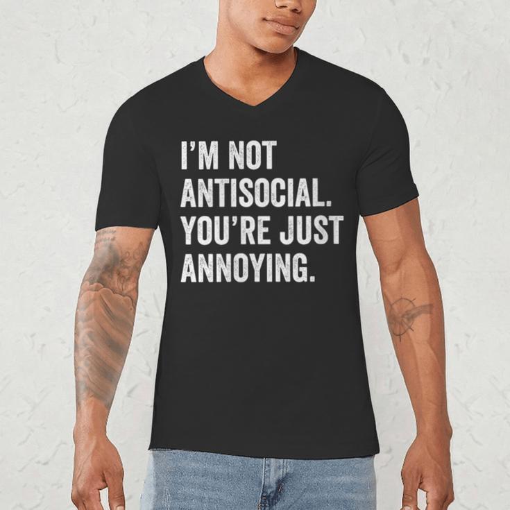 Introvert Quote Snarky Men's V-Neck T-Shirt