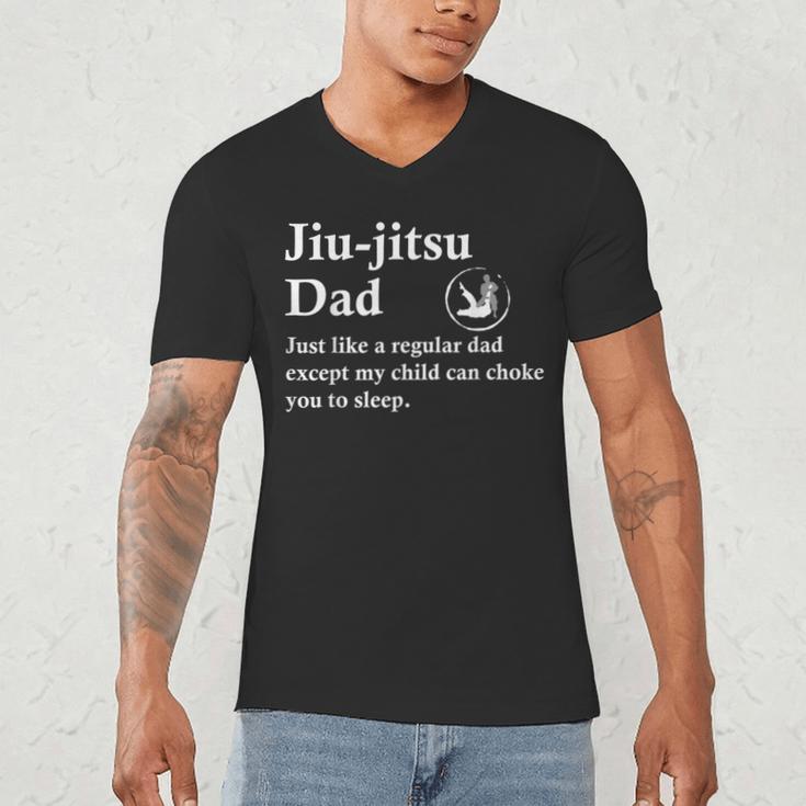 Jiu Jitsu Dad BJJ Definition Men's V-Neck T-Shirt