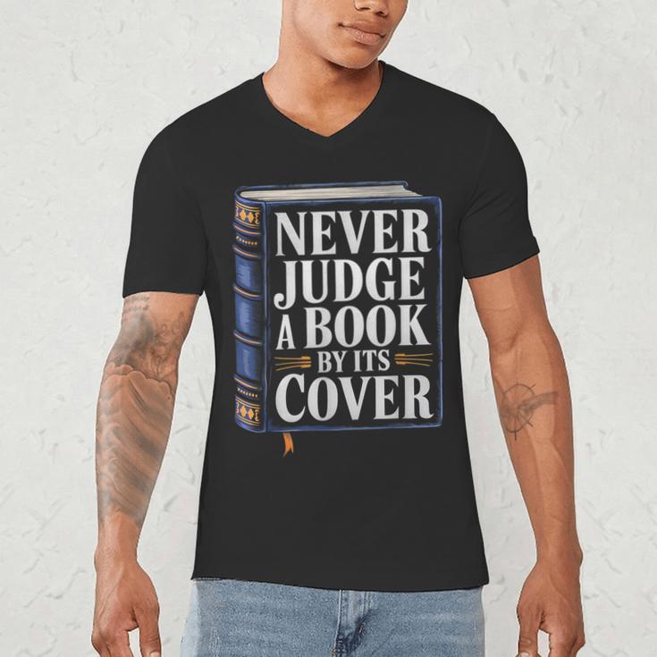 Never Judge a Book By Its Cover Men's V-Neck T-Shirt