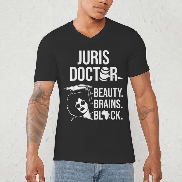 Juris Doctor Of Jurisprudence Law School Graduation Men's V-Neck T-Shirt