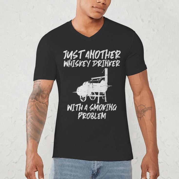 Just Another Bbq Grill Barbecue Meat Grilling Dad Men Men's V-Neck T-Shirt Just Another Bbq Grill Barbecue Meat Grilling Dad Men Men's V-Neck T-Shirt