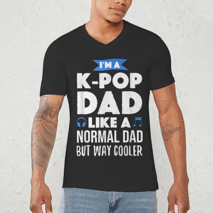 K-Pop Dad Korean Music Lover Men's V-Neck T-Shirt K-Pop Dad Korean Music Lover Men's V-Neck T-Shirt
