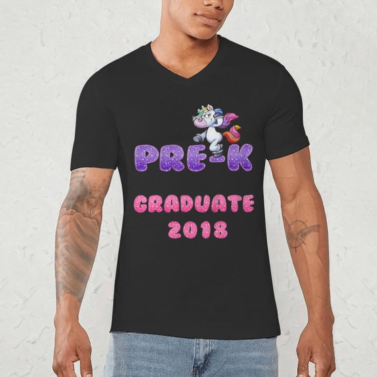Kids Kids Pre-K PreSchool Unicorn GraduationShirt Men's V-Neck T-Shirt