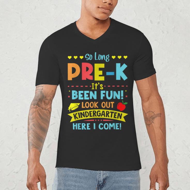 Kids So Long PRE-K It's Been Fun Graduation Men's V-Neck T-Shirt
