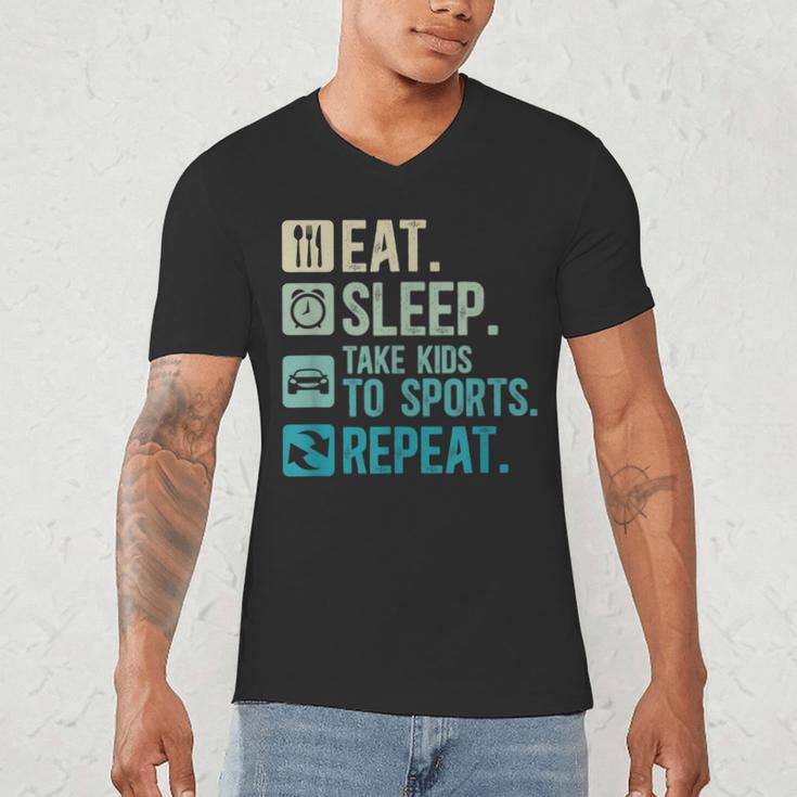 Take Kids To Sports Dad Sports Father Sport Dad Men's V-Neck T-Shirt Take Kids To Sports Dad Sports Father Sport Dad Men's V-Neck T-Shirt