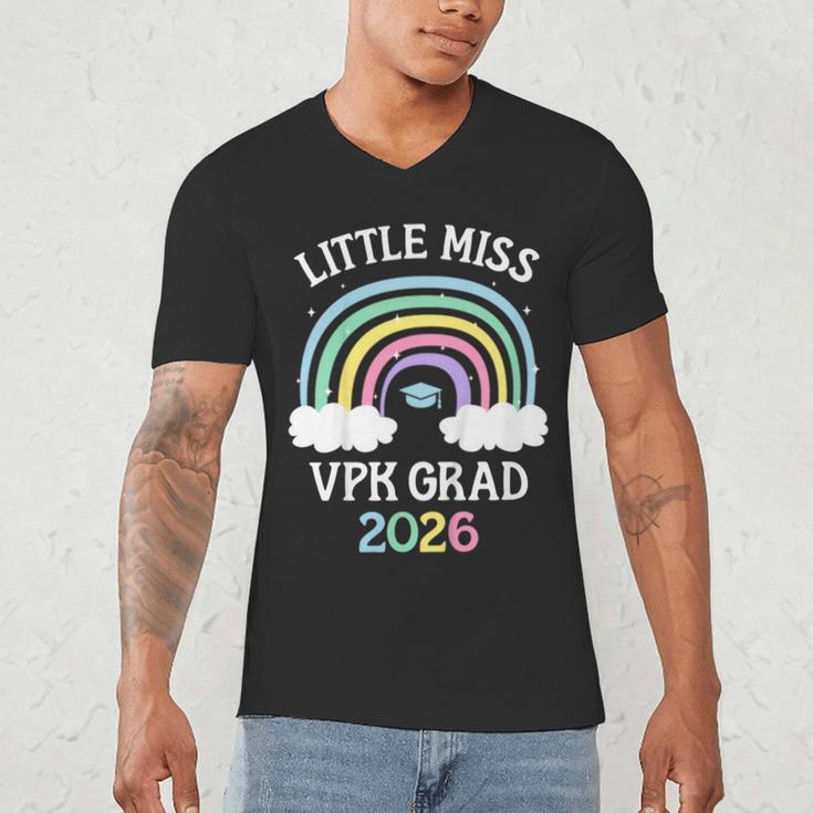 Kids VPK Graduation 2026 Rainbow VPK Grad Men's V-Neck T-Shirt