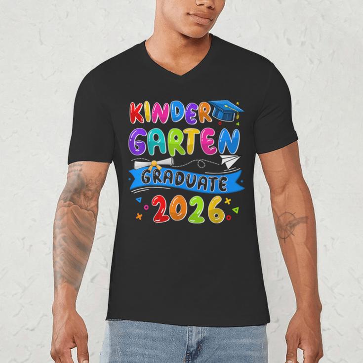 Kindergarten Graduate Kindergarten Class Of 2026 Graduation Men's V-Neck T-Shirt