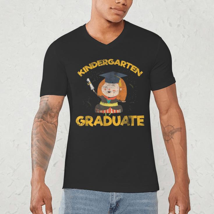 Kindergarten Graduate Graduation Shirt Men's V-Neck T-Shirt