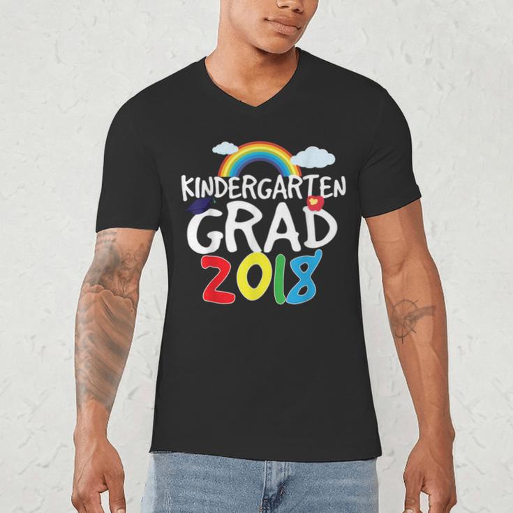 Kindergarten Graduation 2018 Last Day Of School Men's V-Neck T-Shirt