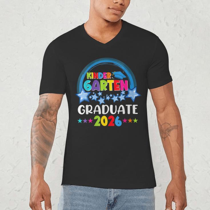Kindergarten Graduation 2026 Pre-k Graduate Kids Boys Girls Men's V-Neck T-Shirt