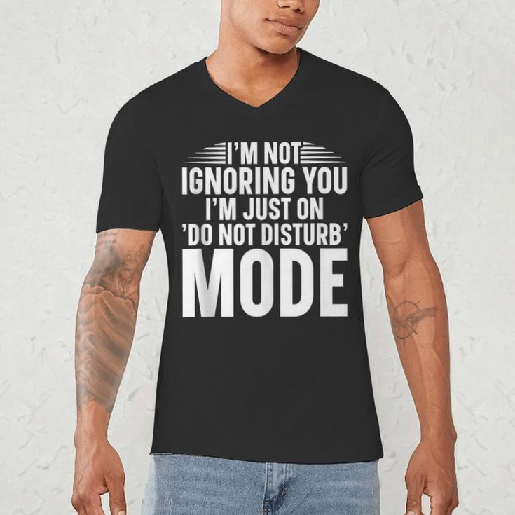Leave Me Alone Tee Introvert Humor Men's V-Neck T-Shirt Leave Me Alone Tee Introvert Humor Men's V-Neck T-Shirt