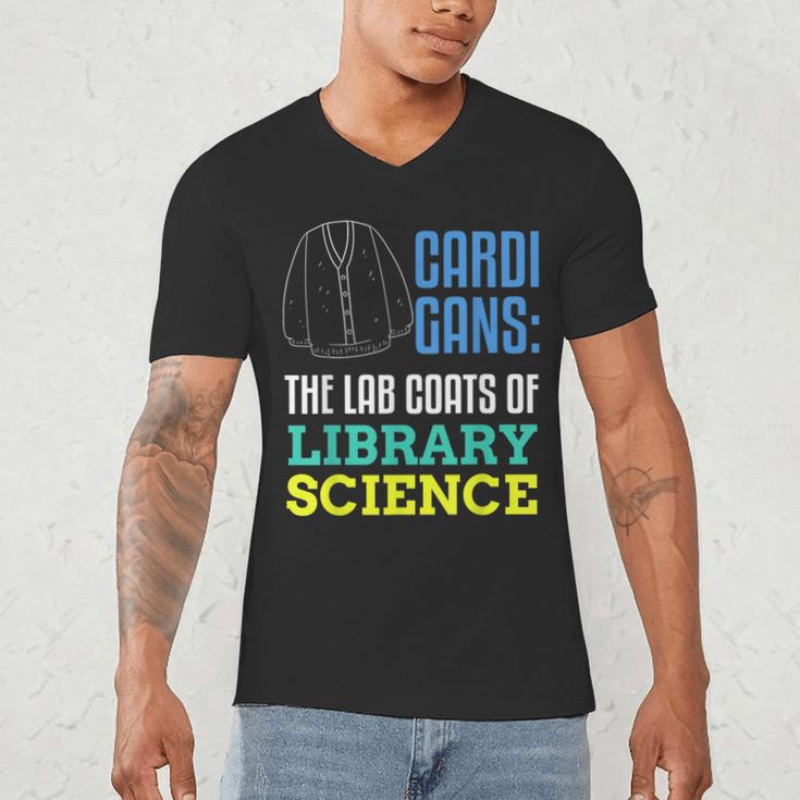 Librarian Library Science Major Masters Degree Graduation Men's V-Neck T-Shirt