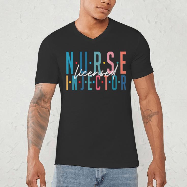 Licensed Nurse Injector Graduation Nurse Injector Men's V-Neck T-Shirt