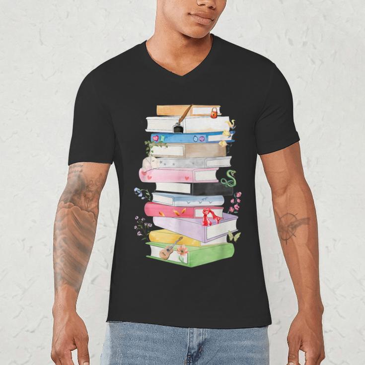 Life Of A Reader Book Lovers Book Nerds Bookworm Men's V-Neck T-Shirt Life Of A Reader Book Lovers Book Nerds Bookworm Men's V-Neck T-Shirt
