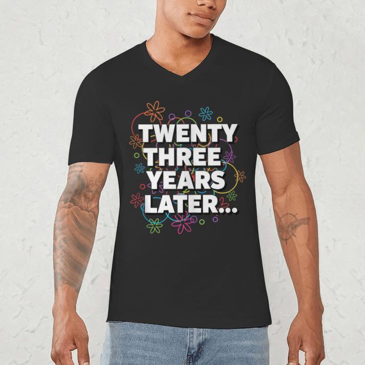 Literary Twenty Three Years Later Bookish Nostalgia Men's V-Neck T-Shirt Literary Twenty Three Years Later Bookish Nostalgia Men's V-Neck T-Shirt