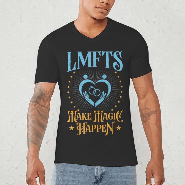 LMFT Graduation Licensed Marriage And Family Therapist LMFT Men's V-Neck T-Shirt