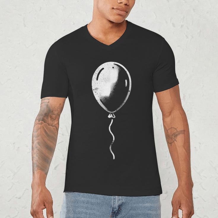Lone Balloon Celebration Individualistic Introvert Party Men's V-Neck T-Shirt Lone Balloon Celebration Individualistic Introvert Party Men's V-Neck T-Shirt