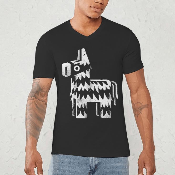Lone Vibes Celebration Individualistic Introvert Party Men's V-Neck T-Shirt