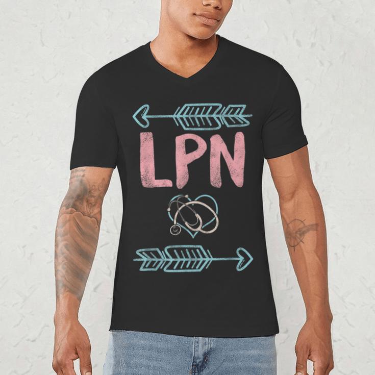 LPN Licensed Practical Nurse Graduation Nursing Nurses Week Men's V-Neck T-Shirt