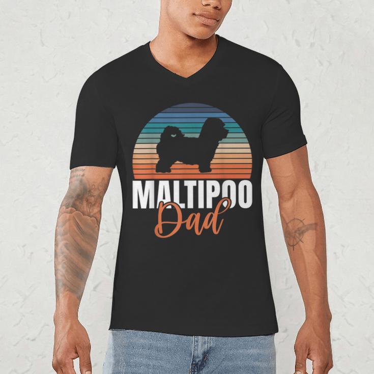 Maltipoo Dad Men's V-Neck T-Shirt