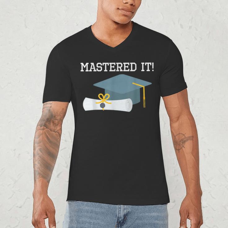 Masters Degree Graduation 2021 Social Work MPH MSW Grad Men's V-Neck T-Shirt