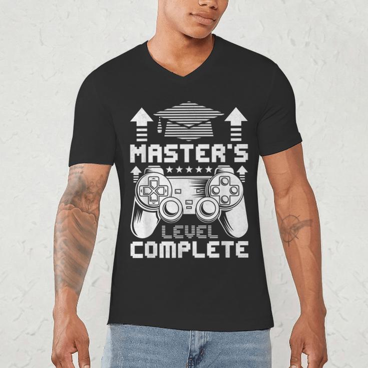Master's Level Complete College Graduation Men's V-Neck T-Shirt
