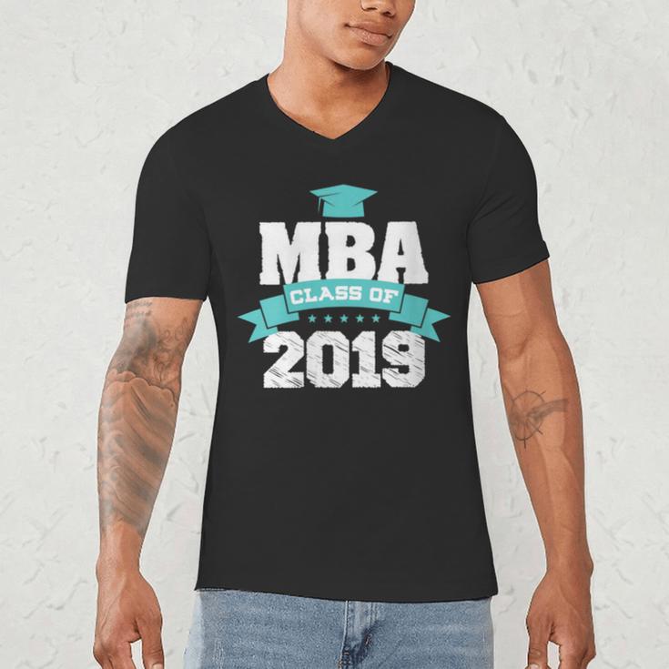MBA Class Of 2019 Graduate Business School Graduation Men's V-Neck T-Shirt