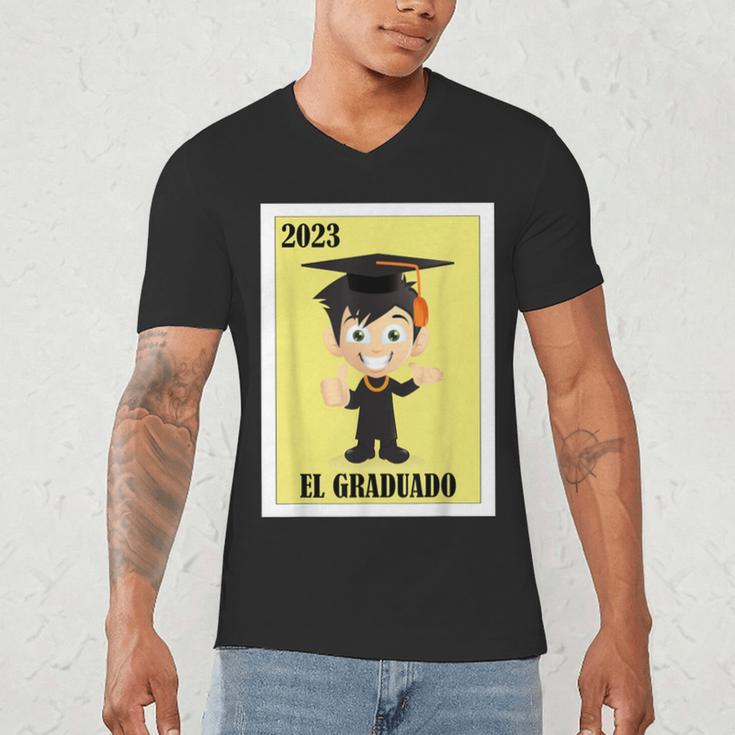 Mexican For Graduation El Graduado 2023 Men's V-Neck T-Shirt