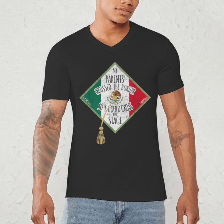 Mexican Pride Graduation 2019 Tshirt Men's V-Neck T-Shirt