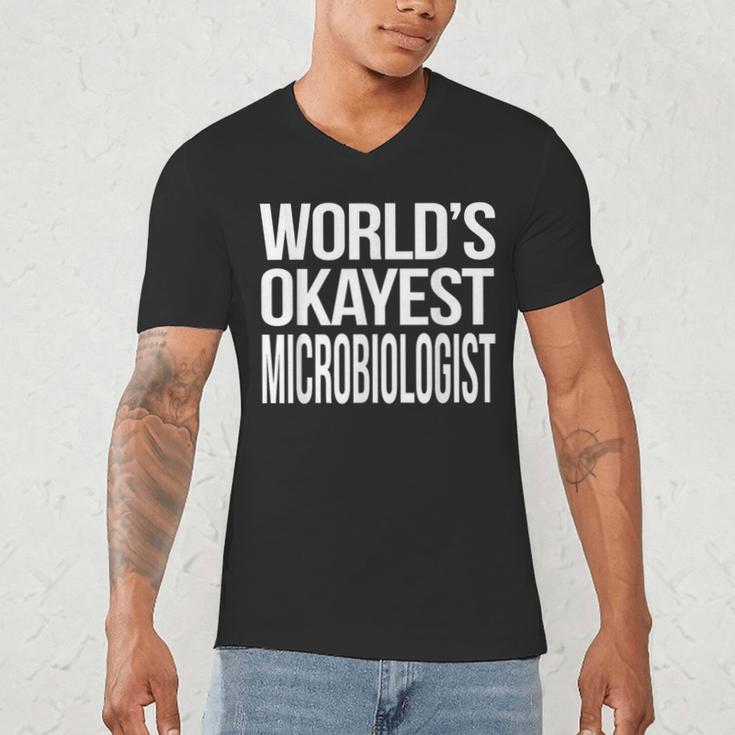 Microbiologist Microbiology Major Graduation Men Men's V-Neck T-Shirt