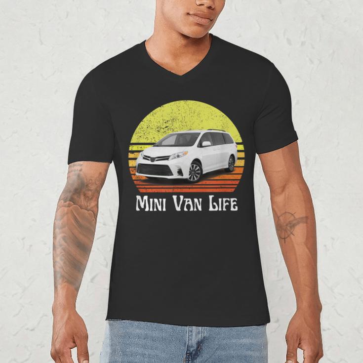 Mini Van Life Soccer Mom Dad Parent For Parents Men's V-Neck T-Shirt