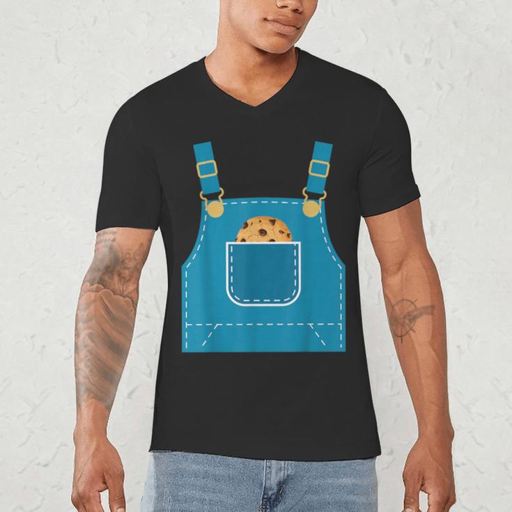 Mouse Halloween Costume Book Cookie Teacher Student Men's V-Neck T-Shirt