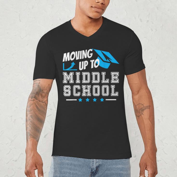 Moving Up To Middle School Graduation T-Shirt Men's V-Neck T-Shirt