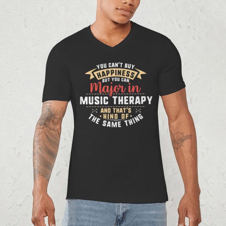 Music Therapy Major Student Shirt Graduation Men's V-Neck T-Shirt