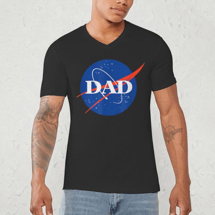 NASA Inspired DAD Meatball Men's V-Neck T-Shirt NASA Inspired DAD Meatball Men's V-Neck T-Shirt