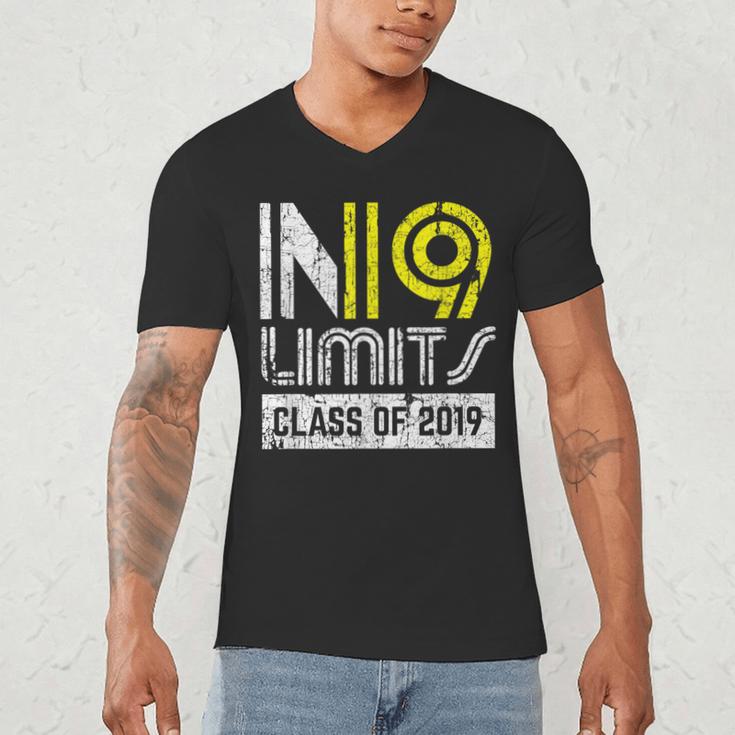 No Limits Class Of 2019 Graduation Vintage Men's V-Neck T-Shirt