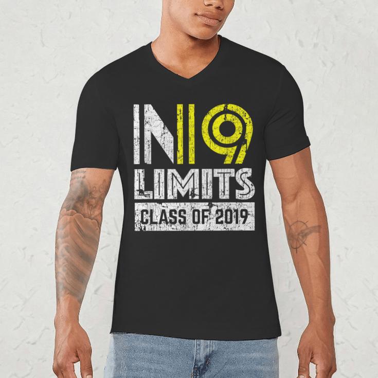 No Limits Cool Class Of 2019 Graduation Men's V-Neck T-Shirt