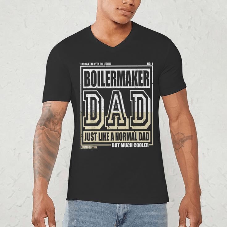Like A Normal Dad Father Boilermaker Men's V-Neck T-Shirt