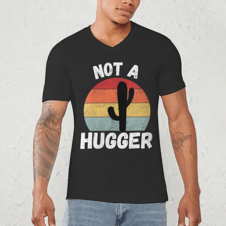 Not A Hugger Cactus Introvert Antisocial Men's V-Neck T-Shirt Not A Hugger Cactus Introvert Antisocial Men's V-Neck T-Shirt