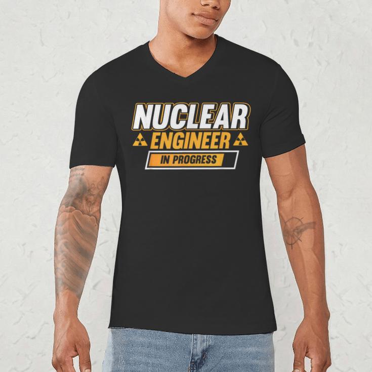 Nuclear Engineer In Progress Engineer Graduation Men's V-Neck T-Shirt