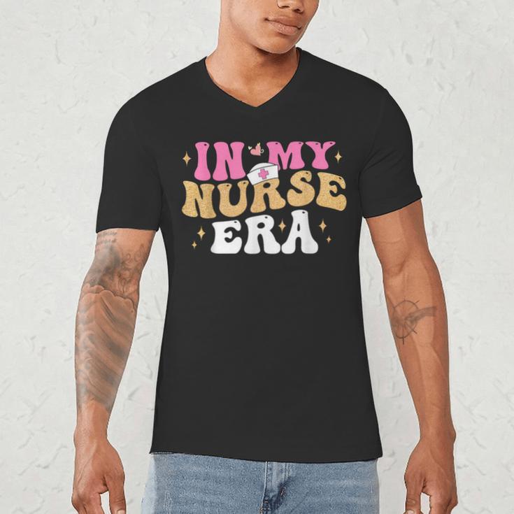 In My Nurse Era Nursing School Graduation Women Men's V-Neck T-Shirt