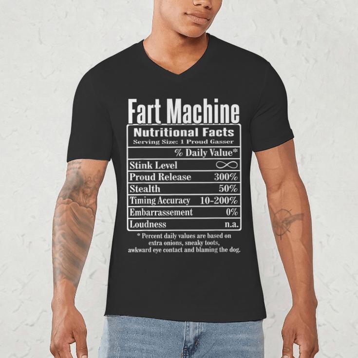 Nutrion Facts Fart Machine Dad Jokes Farting Humor Men's V-Neck T-Shirt Nutrion Facts Fart Machine Dad Jokes Farting Humor Men's V-Neck T-Shirt